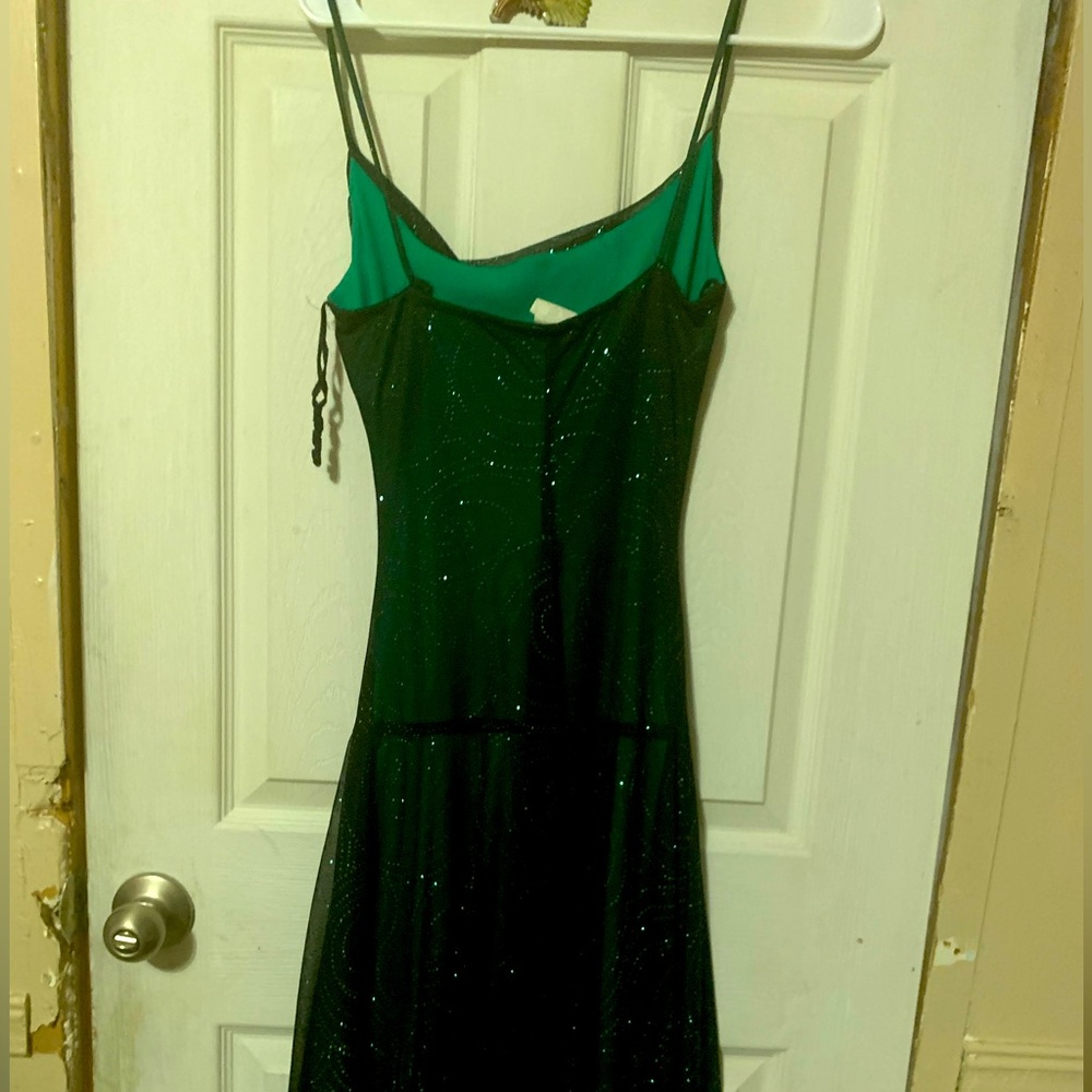 Green sequel dress